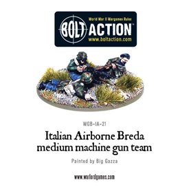 Bolt Action Italian Airborne Breda Medium Machine Gun Team