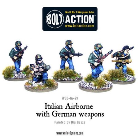 Bolt Action Italian Paratroopers with German Weapons (5)