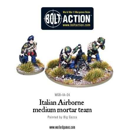 Bolt Action Italian Paratroopers 81mm Mortar