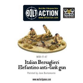 Bolt Action Italian Army 47mm Elefantino anti-tank gun