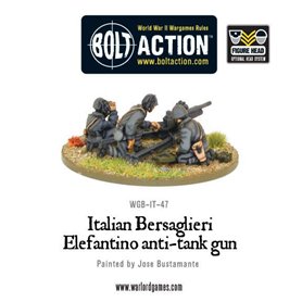 Bolt Action Italian Army 47mm Elefantino anti-tank gun