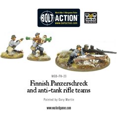 Bolt Action Finnish Panzerschreck and anti-tank rifle teams