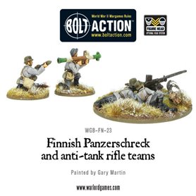 Bolt Action Finnish Panzerschreck and anti-tank rifle teams