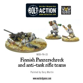 Bolt Action Finnish Panzerschreck and anti-tank rifle teams
