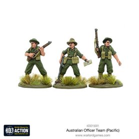 Bolt Action Australian officer team