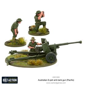 Bolt Action AUSTRALIAN 6-PDR ANTI-TANK GUN - PACIFIC