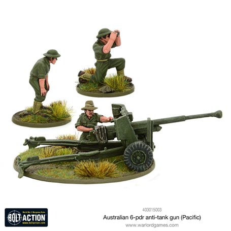 Bolt Action Australian 6-pdr anti-tank gun (Pacific)