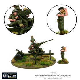 Bolt Action Australian 40mm Bofors AA gun (Pacific)