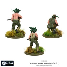 Bolt Action Australian platoon scout team (Pacific)