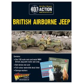 Bolt Action BRITISH AIRBORNE JEEP AND TRAILER