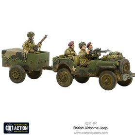 Bolt Action British Airborne Jeep & Trailer