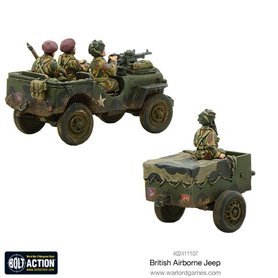 Bolt Action British Airborne Jeep & Trailer