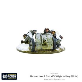Bolt Action German Heer 7.5cm leIG 18 light artillery (Winter)