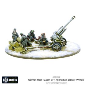 Bolt Action German Heer 10.5cm leFH 18 medium artillery (Winter)