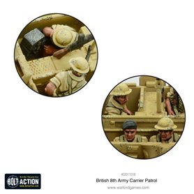 Bolt Action 8th Army carrier patrol