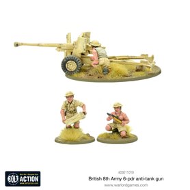 Bolt Action 8TH ARMY 6 POUNDER ANTI-TANK GUN