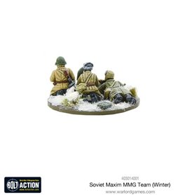 Bolt Action Soviet Maxim MMG team (Winter)