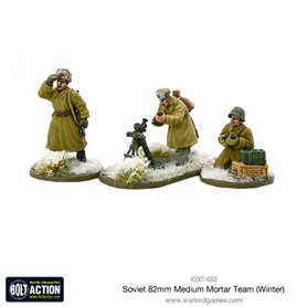 Bolt Action Soviet 82mm medium mortar team (Winter)