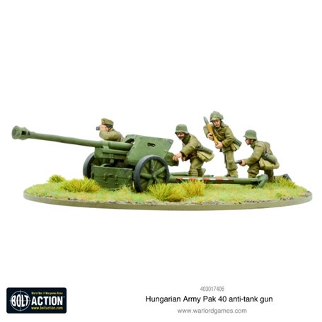 Bolt Action Hungarian Army Pak 40 anti-tank gun