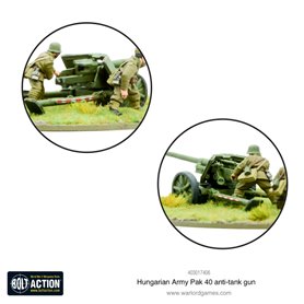 Bolt Action Hungarian Army Pak 40 anti-tank gun