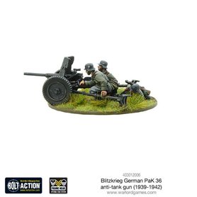 Bolt Action Blitzkrieg German Pak 36 anti-tank gun