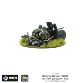 Bolt Action Blitzkrieg German Pak 36 anti-tank gun