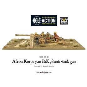 Bolt Action Afrika Korps 5cm Pak38 Anti-Tank Gun