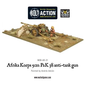 Bolt Action Afrika Korps 5cm Pak38 Anti-Tank Gun