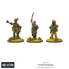 Bolt Action Chindit characters