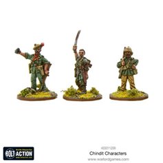 Bolt Action CHINDIT CHARACTERS