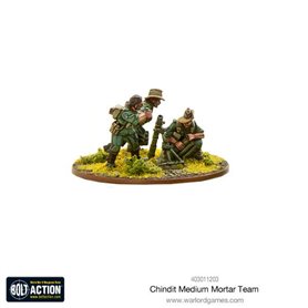 Bolt Action CHINDIT Medium Mortar team