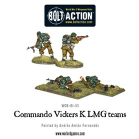 Bolt Action Commando Vickers K LMG Teams