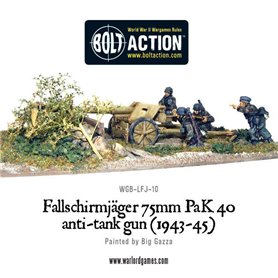Bolt Action Fallschirmjager 75mm PaK 40 anti-tank gun (1943-45)