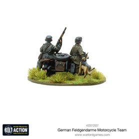 Bolt Action German Feldgendarme motorcycle team