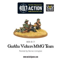 Bolt Action Gurkha Vickers MMG team