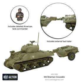 Bolt Action Sherman Crocodile flamethrower tank