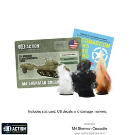 Bolt Action Sherman Crocodile flamethrower tank