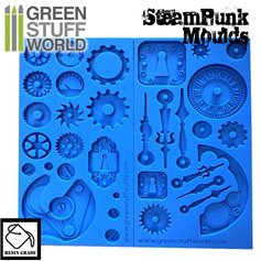Green Stuff World Formy silikonowe STEAMPUNK TEXTURE SILICONE MOULDS