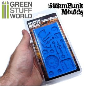 Green Stuff World Green Steampunk Texture Silicone Mould