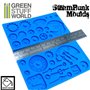 Green Stuff World Green Steampunk Texture Silicone Mould