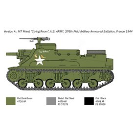 Italeri 1:35 M7 Priest Gun Motor Carriage