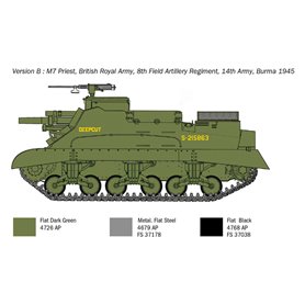 Italeri 1:35 M7 Priest Gun Motor Carriage