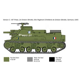 Italeri 1:35 M7 Priest Gun Motor Carriage
