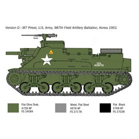 Italeri 1:35 M7 Priest Gun Motor Carriage