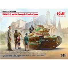 ICM 1:35 FCM 36 - W/FRENCH TANK CREW