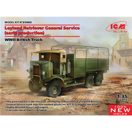 ICM 35602 Leyland Retriever General Service (early production), WWII British Truck