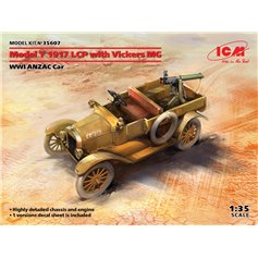 ICM 1:35 Ford Model T 1917 LCP - W/VICKERS MG - MG WWI ANZAC CAR