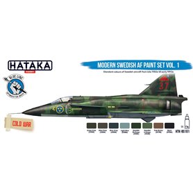 Hataka BS101 Modern Swedish AF Paint Set Vol. 1
