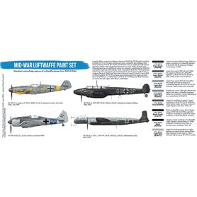 Hataka BS110 Mid-War Luftwaffe Paint Set