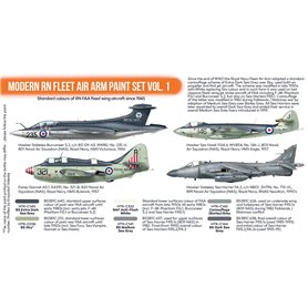 Hataka CS113 Modern RN Fleet Air Arm Paint Set Vol. 1